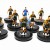 Subbuteo Andrew Table Soccer AEK 1994-95 Champions League kit on classic Hasbro bases